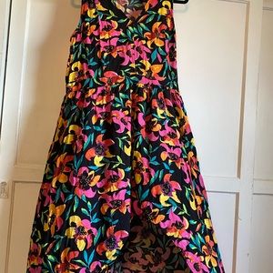 Tropical mid length dress size XXL